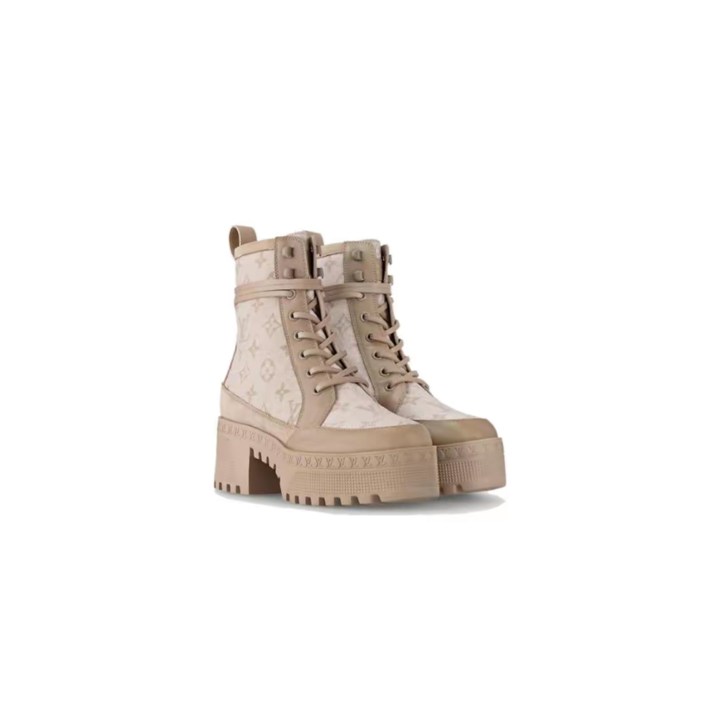 LOUIS VUITTON LAUREATE PLATFORM DESERT BOOT 1AC9PR